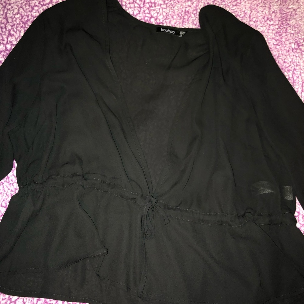 Cute black blouse